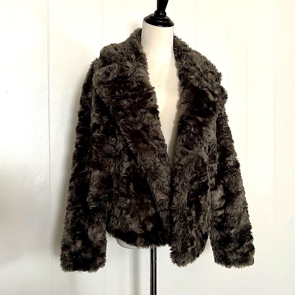 Forever 21 Grey Teddy Jacket